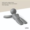 umbra Rubber Door Stopper Insert-Type Door Stopper Gray 2-pack BUDDY