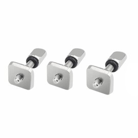 Surfboard Screw, Stainless Steel Surfboard Screw, Surfboard Screw for Long Board, Surfboard and Paddle Board, Silver, Pack of 3
