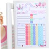 FUNOMOCYA Fridge Rewards Chart for Kids Chart Reusable Daily Routine