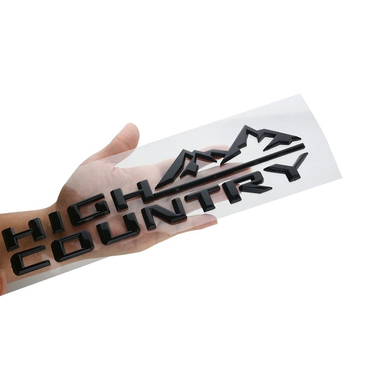 dgea 1x 2019-2021 Chevy Silverado High Country Nameplate Rear Emblem