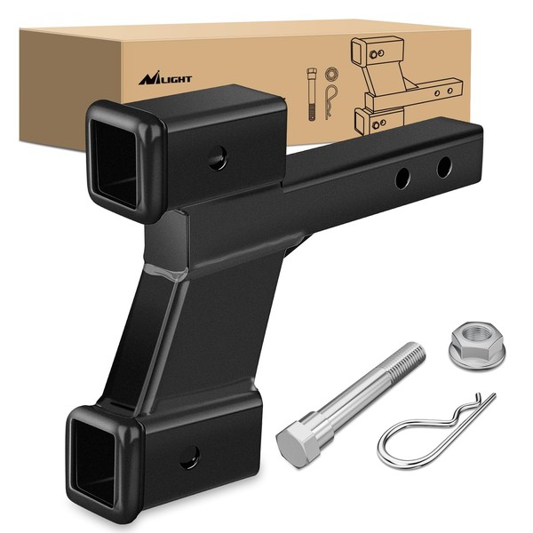 Nilight Nilight Trailer Dual Hitch Extender for 2 Inch Receiver