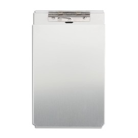 Staples 1828056 Aluminum Clipboard Memo Silver 10-Inch X 6-1/4-Inch X 1-1/8-Inch