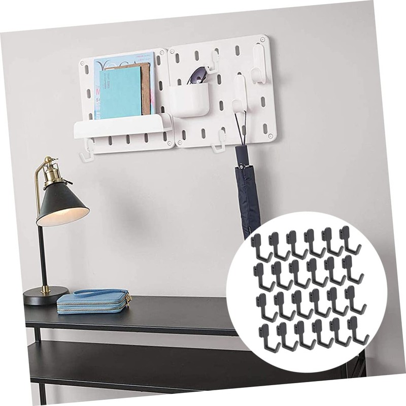 Baluue 72pcs Heavy Duty Pegboard Hooks for Garage Kitchen and