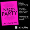 Neon Pink (100 pcs) Hot Light Emitting Paper Paper in
