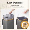 Foluck Large Laundry Hamper, 100L Waterproof Laundry Basket with Lid