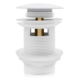 FerdY Pop-up Drain for Freestanding Bathtub, White Finish, cUPC Certification, Freestanding Bathtub Drain Stopper