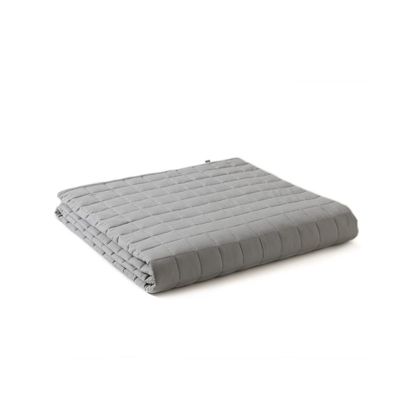 YnM Exclusive Weighted Blanket, Soothing Cotton, Smallest Compartments with Glass