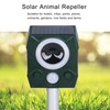Solar Animal Repeller Smart Ultrasonic Mouse Animal Repellent for Farm