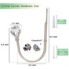 Curtain Holdbacks 4 Pack Curtain Tieback Hooks Crystal Curtain Holdbacks