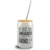 Hase mit Cupcake Valentinstag Trinkglas mit Bambusdeckel Lustiges Spruch-Glas zum
