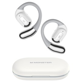 Monster Open Ear AC317 Headphones, Wireless Headphones with Stereo Sound, Bluetooth 5.4, 24H Playback, Crystal Clear Calls, Type-C Charging, Touch Control, Sweat Resistant Open Ear Wireless Earbuds
