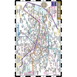 Streetwise Paris Metro Map - Laminated Metro Map of Paris, France (Michelin Streetwise Maps)