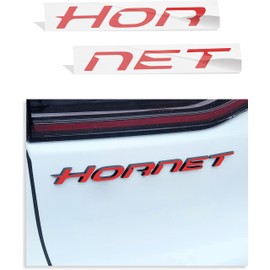 Hornet Emblem Overlay Decal Stickers - 2023-2025 Dodge Hornet - - (Color: Reflective Red)