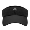 Generic Cross Nails Caps Sun Visor Hat for Adult Running