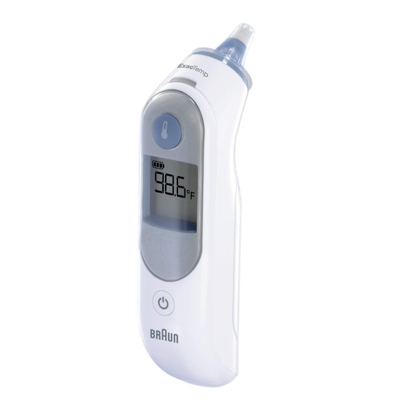 Braun Digital Ear Thermometer for Babies, Kids, Toddlers and Adults, ThermoScan 5 IRT6500, Display is Digital and Accurate, Thermometer for Precise Fever Tracking at Home