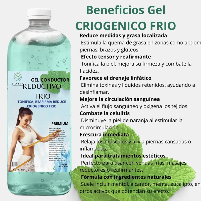 Bio Spa - Kit 3 Gel Reductivos Rafirmante +sales Reductivas