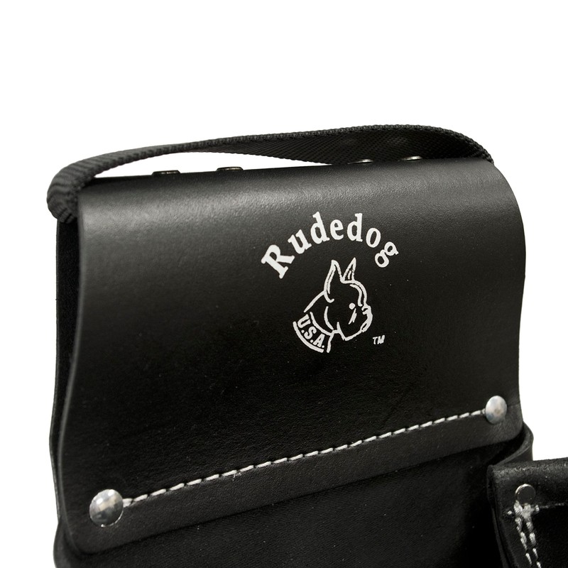 Professional Leather 2 Pocket Utility Tool Bag - Premium Grade/Heavy-Duty