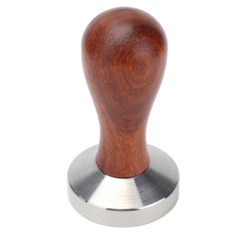 53mm Coffee Tamper with Wooden Handle Stainless Steel Coffee Powder