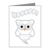 Truly Teague Note Card Spooky Little Ghost Owl