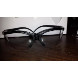 Pyramex V-2 Readers~Black Frame/Clear +1.5 Lens~#SB1810R1