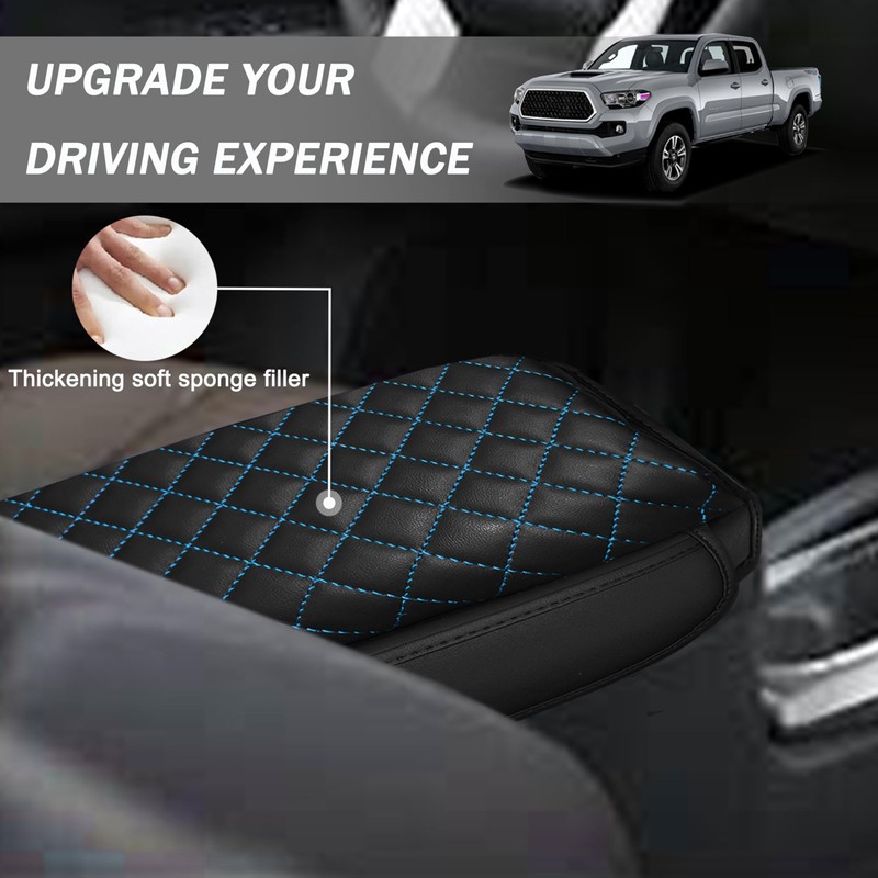 SENSHINE 1.2in Thickness Center Console Cover for Tacoma Accessories 2024