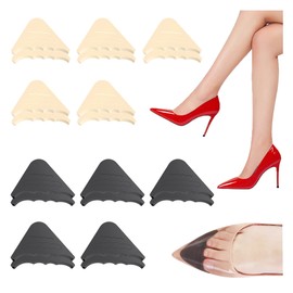 SooGree Reusable Toe Filler Inserts,Adjustable Toe Plug Shoe Too Big Inserts for Women Men Pumps Flats Sneakers (10Pair)
