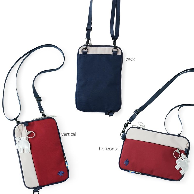 【Official】moz (モズ) Sacosche Pouch Mini Shoulder Vertical Horizontal Simple Nordic