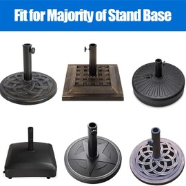 Hopbucan Pack of 8 Umbrella Stand, Hole Ring, Plug, Cover and Cap, Patio Umbrella Stand, Replacement Parts, Stand, Stabilizer