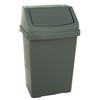 Wham High Grade 8l Silver Plastic Flip Top, 8Lt Small