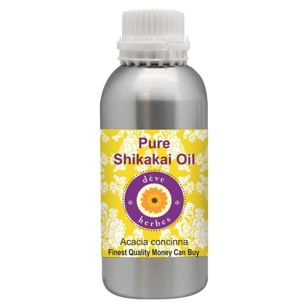 Deve Herbes Pure Shikakai Oil (Acacia Concinna) 100% Natural Therapeutic Grade 300 ml (10.1 oz)