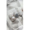 White Snowman Nail Tips - Stiletto / 하얀 눈사람 네일팁
