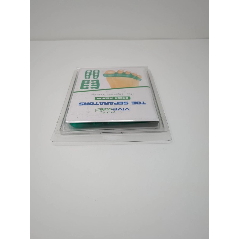 Vivesole Toe Separators For Men & Women Medium (2 Pairs)