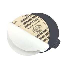 Starcke Premium 5 Inch PSA Sanding Discs - Black Silicon Carbide Self Adhesive Sticky Back - for Stone, Metal, Auto Body Repair, Paint, and Plastics (25, 1200 Grit)