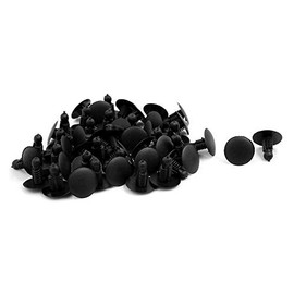 uxcell 50 Pcs Plastic Car Door Trim Panel Rivets Clips for 7.5mm x 9mm Hole