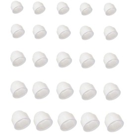 5 x Protective Caps M5 to M30 White Cap Nuts Hexagonal Screws Cover Caps for Screw Cap Car Furniture Cover Nuts (M6 / Hex 10 mm)