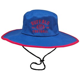 Vintage Classic Fish Bucket Sun Boonie Hat Cap Outdoor Men/Women for Fans Gift, Buffalo, Medium