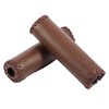 MAGT Bicycle Grips, 1 Pair Faux Leather Bicycle Handlebar Grips