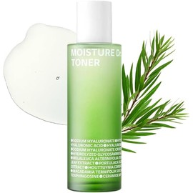 ISOI Moisture Dr. Soothing Toner, Lightweight Hydrating Toner with Tea Tree Ceramide & Hyaluronic Acid for Skin Barrier Support, Korean Skin Care (4.39 fl.oz, 130ml)