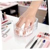 Recipiente para Remojo de Uñas Transparente Cuenco de Manicura para