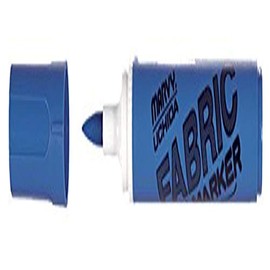Uchida Marvy Fabric Brush Point Marker Art Supplies, Blue