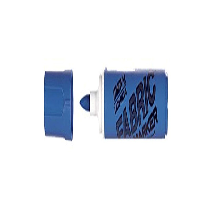 Uchida Marvy Fabric Brush Point Marker Art Supplies, Blue