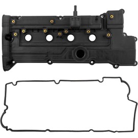 MYSMOT 264-990 Front Engine Valve Cover with Gasket for Hyundai Accent L4 1.6L 2006-2011 Kia Rio L4 1.6L 2006-2011 Rio5 L4 1.6L 2006-2011, 2241026860 2241026855 2244126801