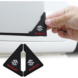 (MHNETY) Car Door Guard, For Suzuki Dedicated Door Corner Protector, Corner Guard, Sticker, SUZUKI Car Door Protection, Car Scratch Protection, Dirt Prevention, Easy to Put on and Take Off, Set of 2
