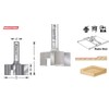 Amana Tool 45522 Carbide Tipped 1 Dia x 1/4 CH