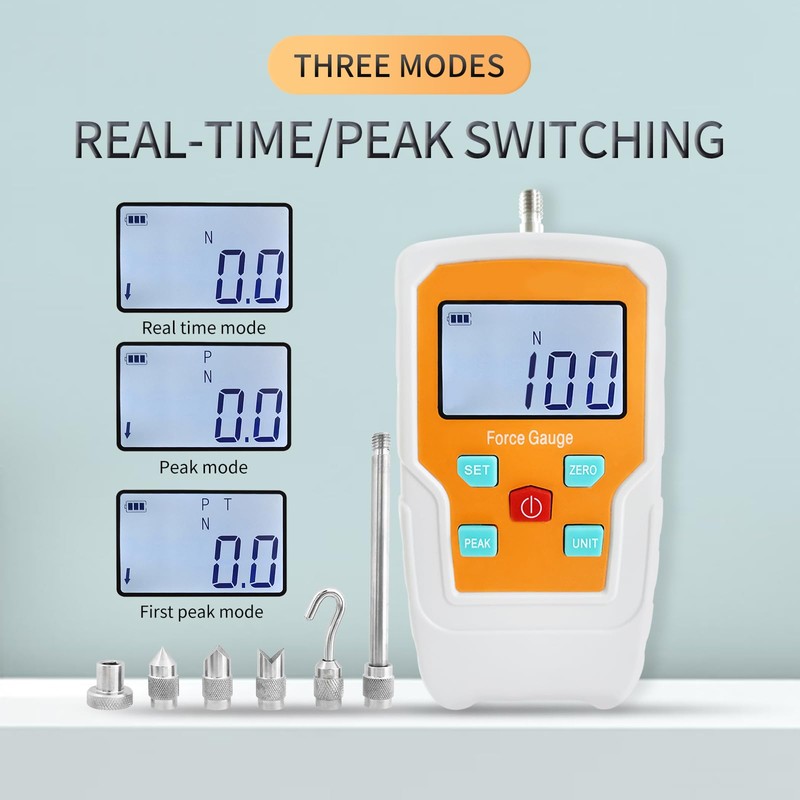 Digital Force Gauge Push and Pull Meter Dynamometer Tension Pressure