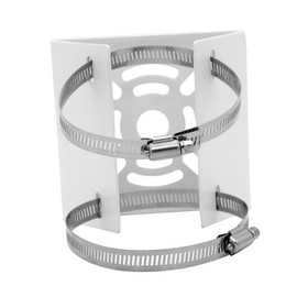 Operitacx 2 Sets Surveillance Bracket Mount CCTV Mount Security Mount Monitor Universal Pole Universal Mount Pole Mount Adapter Outdoor Steel