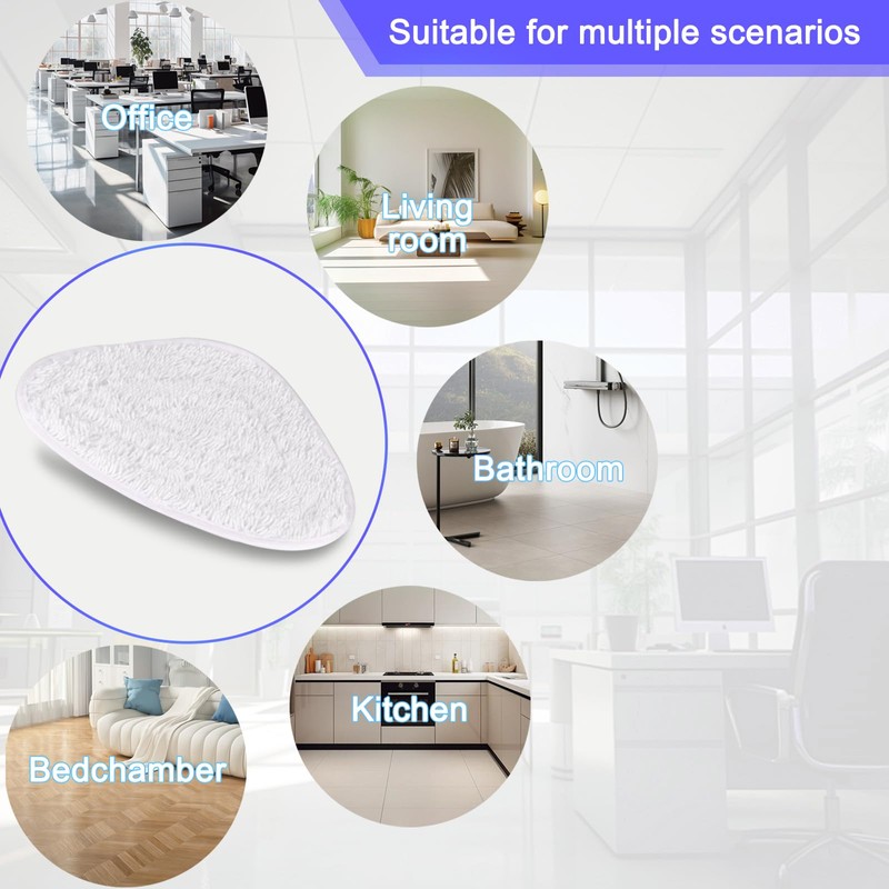 LiuHancsqd 5 Pcs for Vileda Steam Mop Replacement Pads, Microfiber