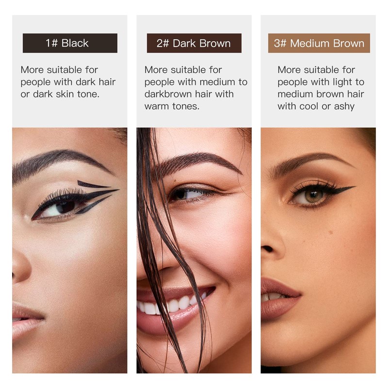 LOKFAR 12 PCS Eye-Brow Pencil Set, Waterproof Eyebrow Pencil Microblading