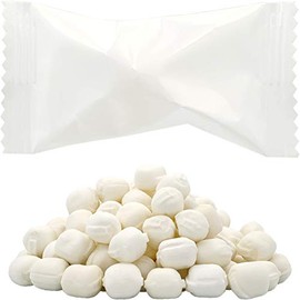 The Dreidel Company White Buttermints, Mint Candies, After Dinner Mints, Fat-Free, Kosher Certified Dairy, Individually Wrapped (110 Pieces)