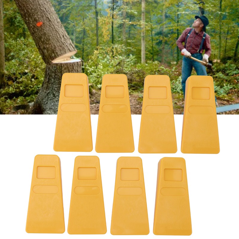 8PCS Cutting Wedges Plastic Chainsaw Wedges 5.5in Logging Wedges for